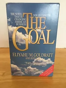 The Goal By Eliyahu M. Goldratt & Jeff Cox On Cassette-Changing American Busine - Imagen 1 de 11