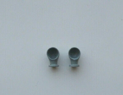 BATTLECRAFTS Cowl Vents. 8mm. Pair. Model Boat Fittings.