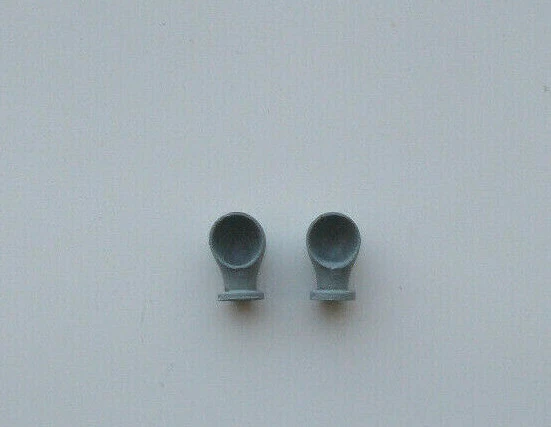 BATTLECRAFTS Cowl Vents. 8mm. Pair. Model Boat Fittings.