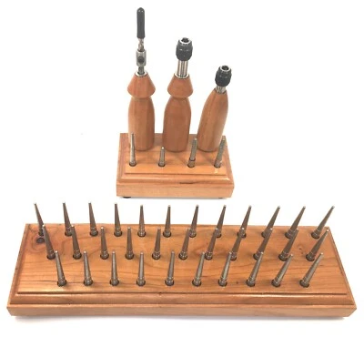 Bassoon Reed Making- Drying Rack -3 Handles-30+4 HEX based REMOVABLE Long Pins- - Image 1 of 4