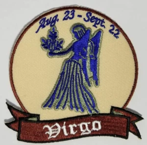 Parche horóscopo Virgo aprox 3,25" - Imagen 1 de 2