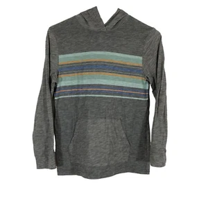 Urban Pipeline Boys Gray Striped Long Sleeve Pullover Hoodie Size Medium - Picture 1 of 9