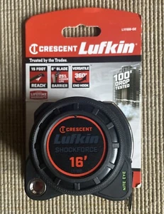 Lufkin L1116B-02 16 ft. Shockforce Nite Eye Dual-Sided Tape Measure - Picture 1 of 5