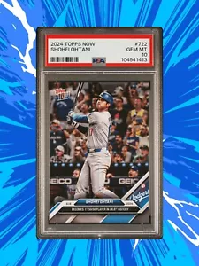 2024 Topps Now - Shohei Ohtani #722 - Primer jugador 50/50 - PSA 10 🔥 - Imagen 1 de 2