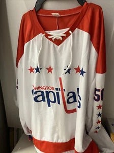 Washington Capitals 50th Anniversary Era Night Replica Trikot 11.8.24 Brandneu - Bild 1 von 4