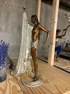ERTE SIGNIERTE BRONZE SKULPTUR "Der Sklave" - Bild 1 von 3