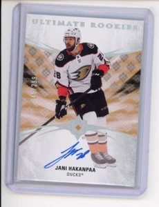 JANI HAKANPAA, 2020 Upper Deck Ultimate Rookies Auto #157, /299 - Imagen 1 de 2