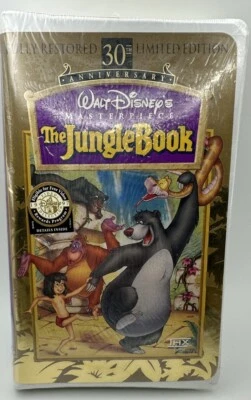 NEW Disney The Jungle Book (VHS, 1997, 30th Anniversary Limited Edition) - Image 1 of 4