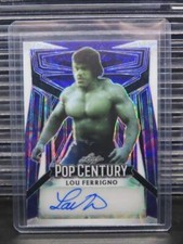 2023 Leaf Pop Century Lou Ferrigno Purple Mojo Autograph Auto #6/7