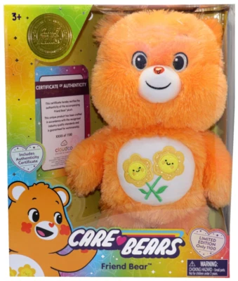 1100 ONLY! NIB UNLOCK THE MAGIC FRIEND CARE BEAR BEARS PLUSH - image 1 of 2