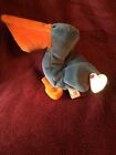 Ty Beanie Baby Scoop Retired 1996 with PVC Pellet WEB FOOT  DEFECT Very Rare