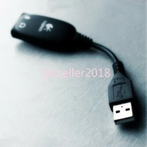 Logitech USB auf 3,5 mm Buchse Stereo Headset Audio Adapter externe Soundkarte - Bild 1 von 2