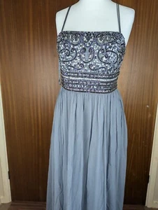 Monsoon Kleid Seide Perlen - Bild 1 von 10