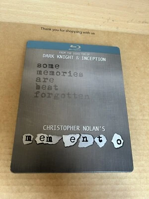 Memento Futureshop Exclusive Blu Ray Steelbook OOP Christopher Nolan - Rare! - Image 1 of 4