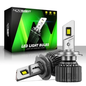 NOVSIGHT H7 LED Car Headlight Conversion Kit Globes Bulbs High/Low Beam 22000LM - Picture 1 of 12