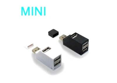 Corriere Exp. - Lotto di 10 Pezzi Mini Hub Usb 2.0 Moltiplicatore 3 Porte Bianco - Immagine 1 di 3