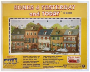 IHC N Scale Homes of Yesterday & Today Building #200-11; Baldwin House - Sealed - Picture 1 of 2