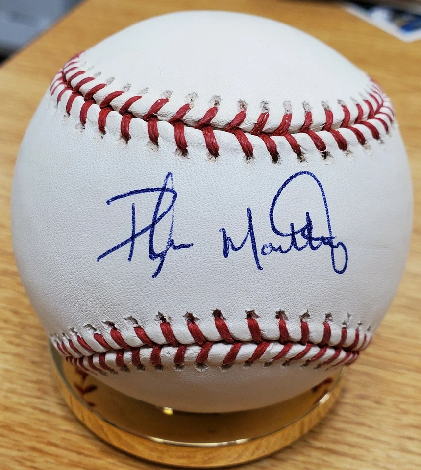 Autografiado Preston Mattingly Oficial Rawlings Major League Béisbol  Foto 1 de 1