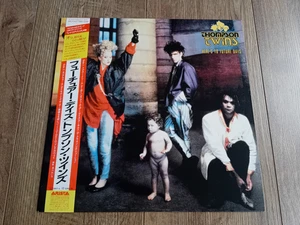 THOMPSON TWINS - HERE'S TO FUTURE DAYS LP 1985 OBI INSERT JAPAN NEAR MINT - Picture 1 of 7