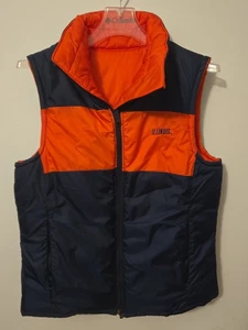 University of Illinois Fighting Illini Puffer Vest – Orange & Navy Men’s Size M - Picture 1 of 5