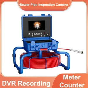 7MM Cable Sewer Pipe Inspection Camera Drain Sewer Pipeline Industrial Endoscope - Picture 1 of 14