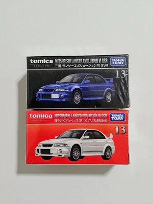 Tomica Premium #13 Mitsubishi Lancer Evolution VI GSR 1/61 Set New Seal - Image 1 of 2