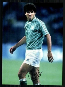 Karl-Heinz Riedle DFB Weltmeister 1990 Groß Foto Original Signiert + G 44750 - Picture 1 of 2