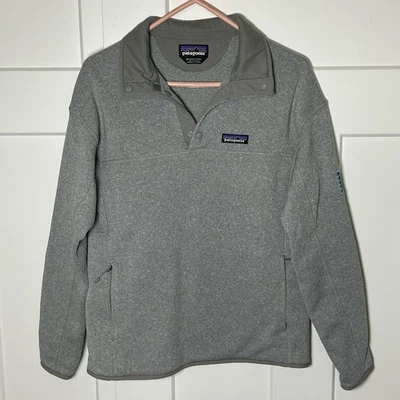 Patagonia Better Sweater Quarter-Zip Fleece Pullover -Women's Gray MEDIUM (Logo) - Image 1 of 4