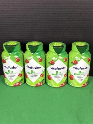4 PK Vitafusion Extra Strength B12 Gummy Vitamins 170 Ct Each EXP 12/26 - Image 1 of 4