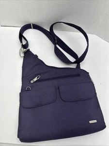 TRAVELON Anti-Theft RFID Blocking Purple Crossbody Purse Organizer for Travel - Picture 1 of 14