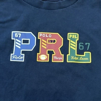 Camiseta Polo Ralph Lauren Niños Azul Marino Gráfico Talla 6 Foto 1 de 4