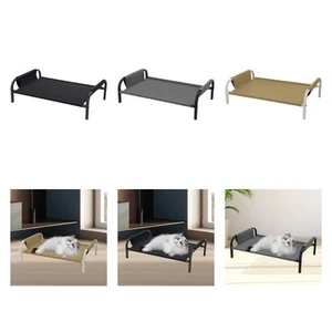 Cooling Elevated Dog Bed Easy Assembly Raised Pet Bed for Dogs Cats Camping - Picture 1 of 22