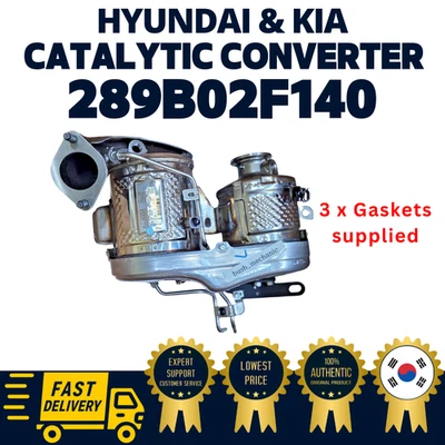 Filtro de partículas diésel 289B02F140 original OEM Hyundai Kia Catalyst DPF Foto 1 de 4