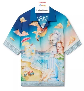 MAYSAINT 25SS DREAM BEACH SHIRT HOLIDAY HAWAIIAN CASUAL BUTTON SHIRT TOP TEE - Picture 1 of 5