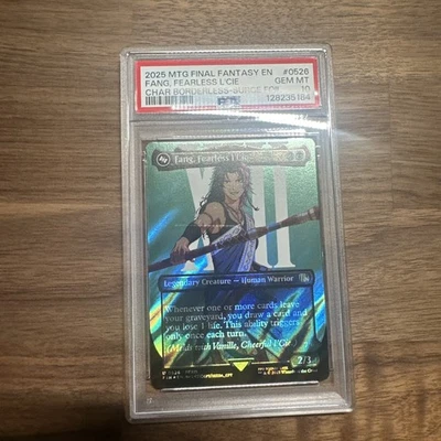 2025 MAGIC: THE GATHERING FINAL FANTASY SURGE FOIL FANG, FEARLESS L'CIE PSA 10 - Image 1 of 3