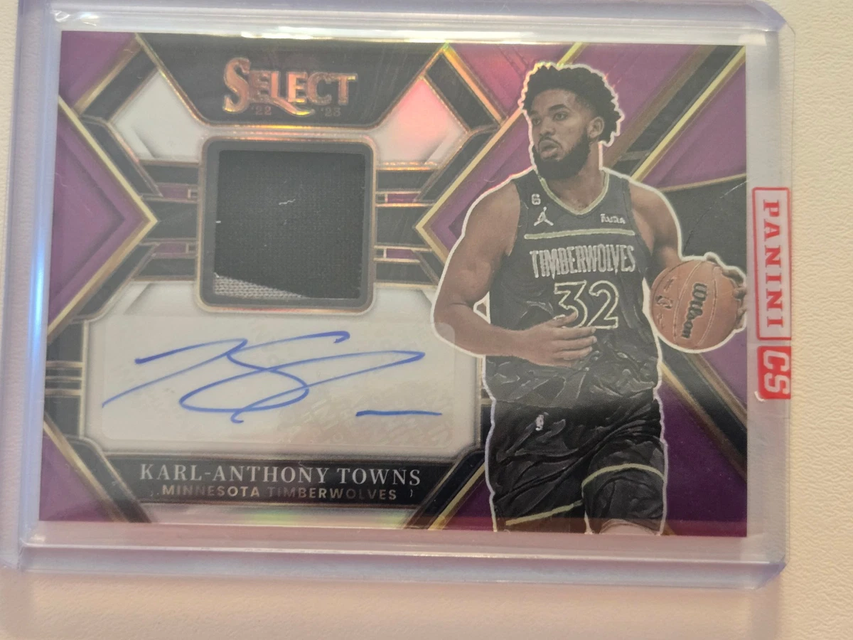 Karl Anthony Towns Panini Basketball Memorabilia Trading Cards