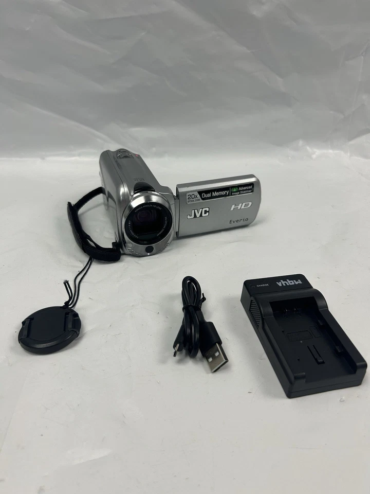 JVC EVERIO GZ-HD500 CAMCORDER 80GB HDD HIGH DEFINITION DIGITAL HD VIDEO CAMERA - Image 1 of 4