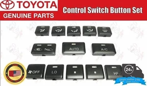 TOYOTA AC Climate Control Switch Button Set Land Cruiser 80 55905 OEM GENUINE - Picture 1 of 24