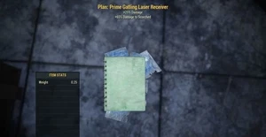 (Xbox) Prime Gatling Laser Receiver Plan - Picture 1 of 1