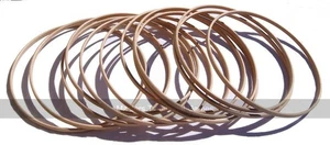 Set of 10 wooden Hoops for Hoopla (25cm diameter) (UK) - Picture 1 of 1