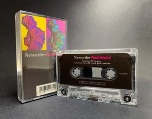 New Order TECHNIQUE Cassette FACT 275C**UK 1ST ISSUE 1989** PAPER LABELS VG+/VG+ - Picture 1 of 9