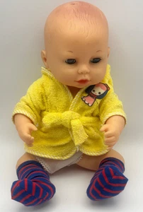 Vintage 1989 Cititoy Baby Doll vinyl and cloth body, featuring moving blue eyes - Bild 1 von 10