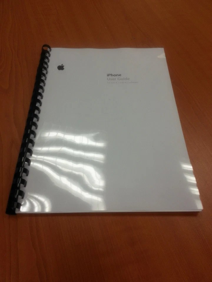 IPHONE 3GS FULL PRINTED USER MANUAL GUIDE INSTRUCTIONS 274 PAGES - Image 1 of 1