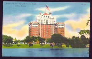 Postal Lake Cliff Cliff Towers Hotel Dallas Texas - Imagen 1 de 1