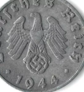 Rare Old Original WWII German War Coin WW2 Germany Military Army Collection Cent - Picture 1 of 11