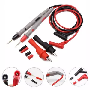 Messkabel Messleitung Prüfkabel Multimeter 1000V 20A Prüfspitzen Krokodilklemme - Bild 1 von 7