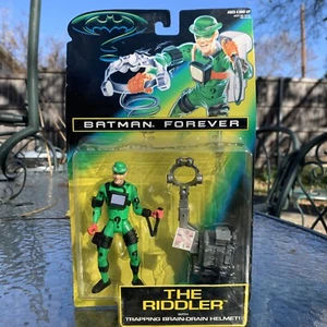 Kenner 1995 Dc Comics Batman Forever The Riddler 5" Action Figure Trapping Helme - Picture 1 of 11