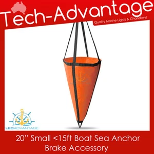 SEA ANCHOR BRAKE 450MM / FISHING DRIFT DROGUE SUITS 15FT / 4.5M BOAT/YACHT/KAYAK - Picture 1 of 2