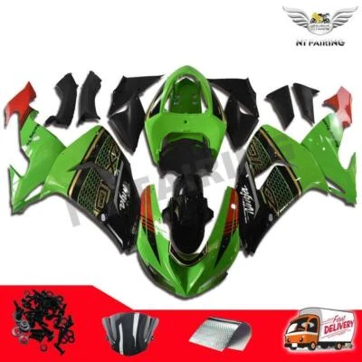 Carenado ABS verde inyección NT apto para Kawasaki Ninja ZX10R 2006 2007 d047 Foto 1 de 4