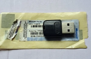 Microsoft Windows 7 Pro, Product Key / COA Sticker For Lenovo Or Other Desktops - Afbeelding 1 van 2